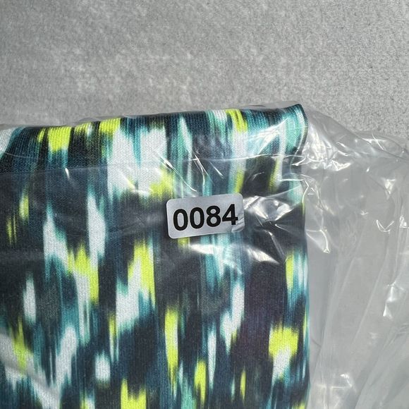 NIKE DRI-FIT RUNNING TIGHTS WOMEN’S XL GREEN RELAY PATTERNED CROP 627075-369 - Picture 13 of 13